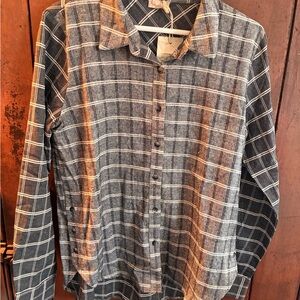 Hem & Thread Grey and White Checkered Shirt